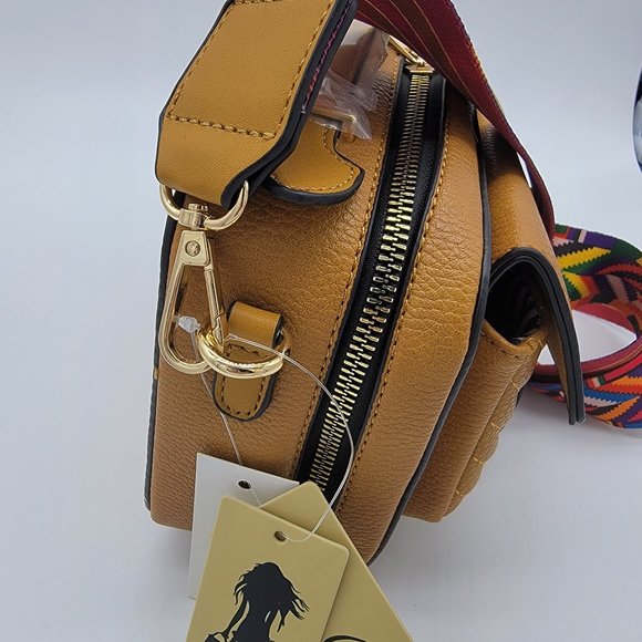 Crossbody Jolene Couture  color Mustard NWT - Picture 8 of 10